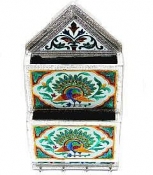 Mina Letter Holder 2 Steps Oxidized