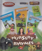 Pebbles Nursery Rhymes 3D Animated 115 Rhymes 3 In One  DVD