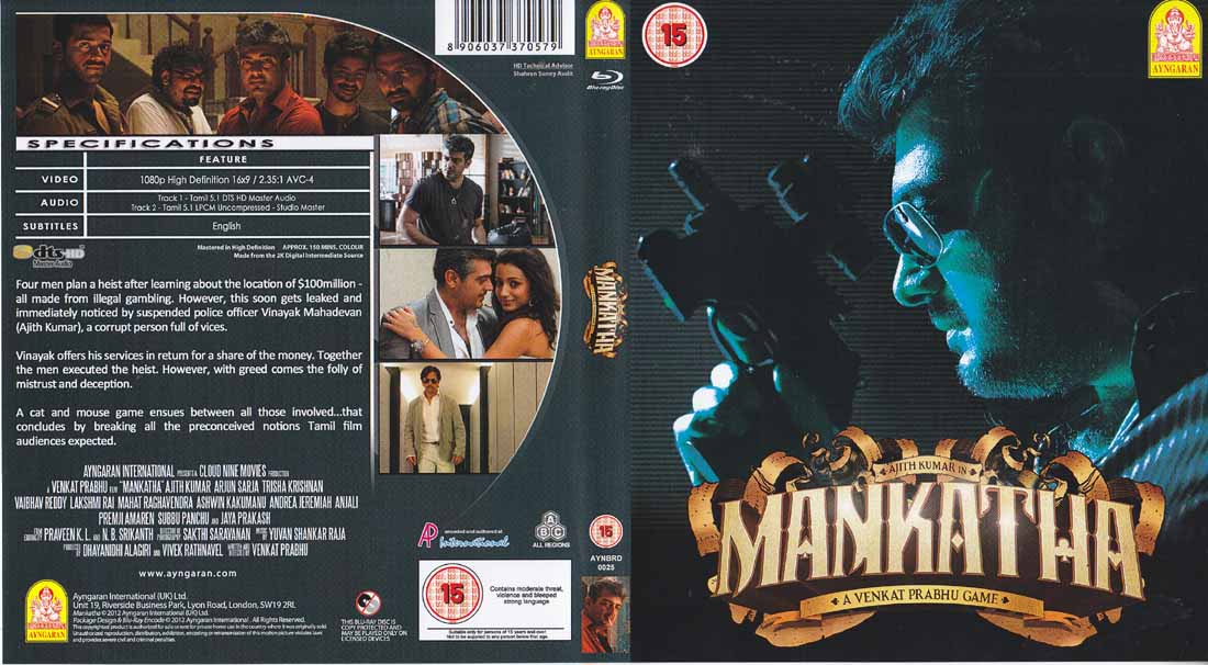 Mankatha Full Movie Hd 1080p Blu-ray Tamil Movies Download