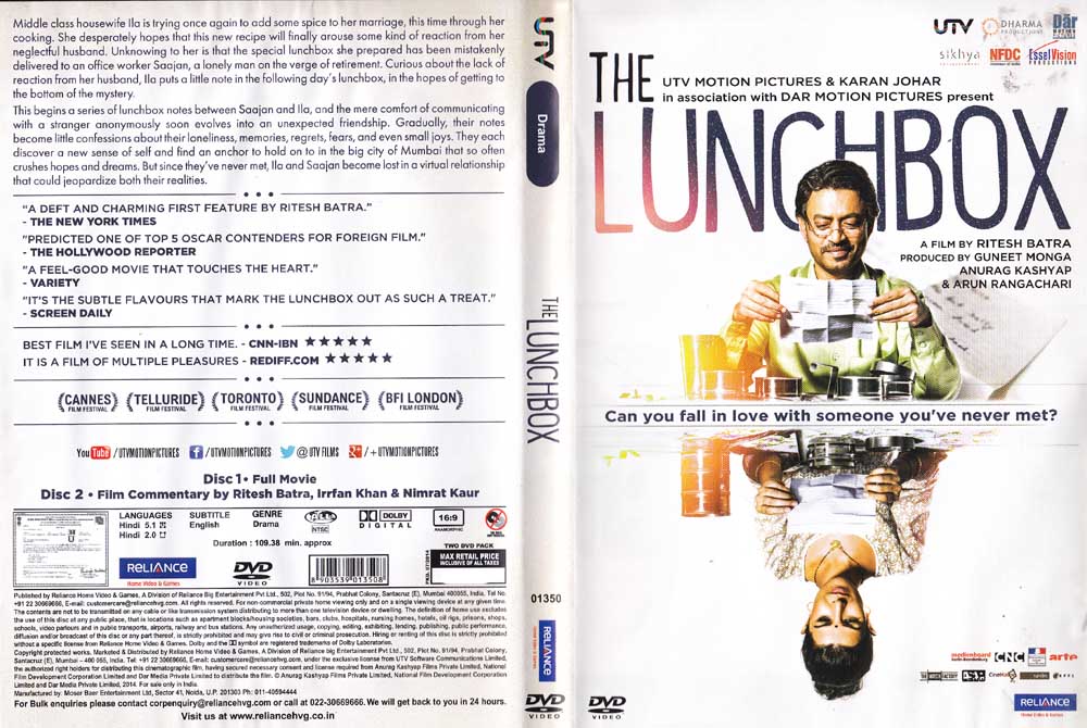 Description - The Lunchbox Hindi DVD