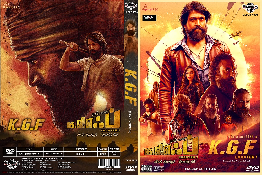 Description K G F Chapter 1 Tamil Dvd