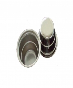 Katori, Vati, Katori, Vadki Platic Bowl for Thali - 100 PC Silver3.5 inches Diameter